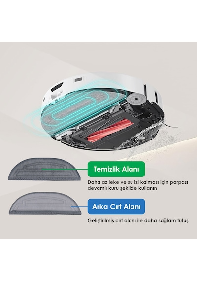 Roborock S8 Maxv Ultra Robot Süpürge Mop Pedi / Bezi 1 Adet