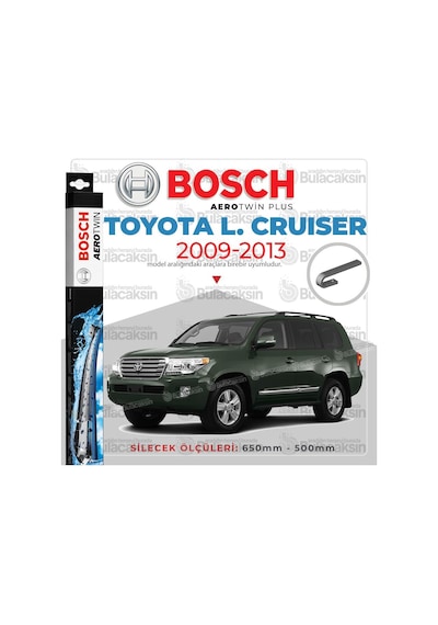 Toyota Uyumlu Land Cruiser Muz Silecek Takımı 2009-2013 Bosch Aerotwin N11.5853