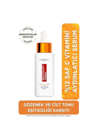 L'oreal Paris Revitalift Clinical %12 Saf C Vitamini Aydınlatıcı Serum