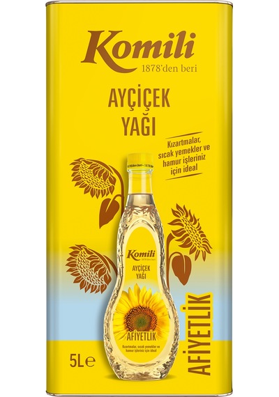 Komili Ayçiçek Yağı 5 L