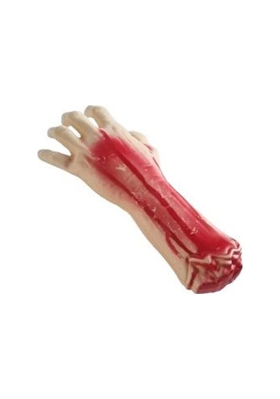 Cadılar Bayramı Halloween Plastik Kanlı Kesik El 32x15 Cm Kanlı Korku Aksesuarı Diğer