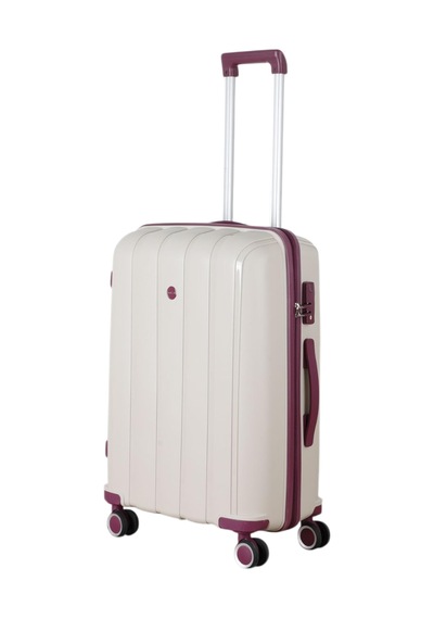 Mçs Group Mçs Polipropilen Valiz V305 65 Cm S18y10003365 11148 Kemik/mürdüm
