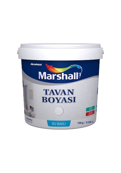 Marshall Beyaz Tavan Boyası 10 KG