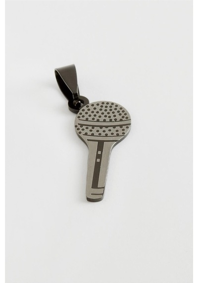 Mikrofon Çelik Kolye Ucu 2,5 Cm 11