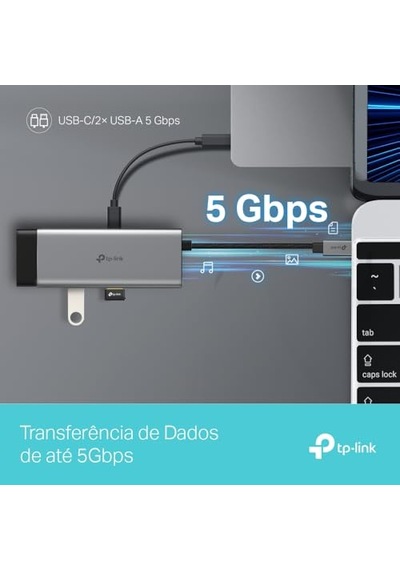 Uh5020c Usb-c 5-in-1 Hub 4k 60hz Hdmı 100w Hızlı Şarj 2 Usb-a Port 1 Usb-c Port Tak & Çalıştır