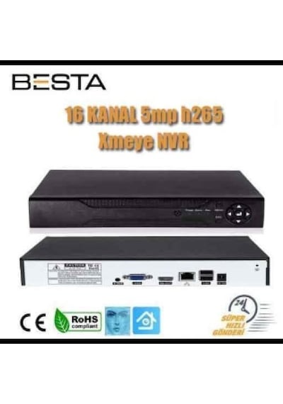 5 Mp 1440p 10 Dış Mekan Kameralı Ip Poe Güvenlik Seti 00198331