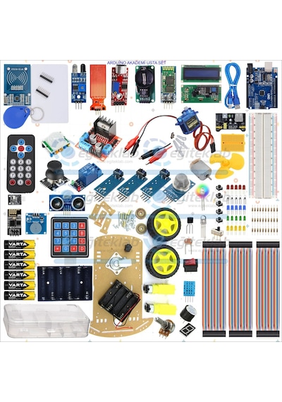 Arduino Akademi Usta Profesyonel Eğitim Seti