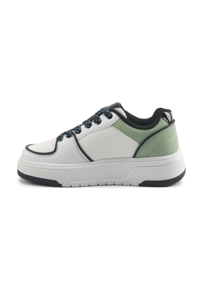 Lumberjack Sempre 5pr Beyaz Kadın Sneaker 000000000102021849 Beyaz-yesıl