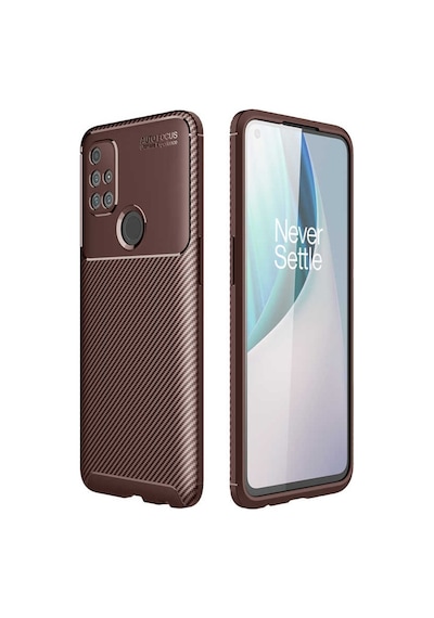 One Plus Nord N10 5G Kilif Karbon Silikon Case 482504002