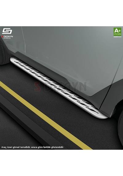 S-dizayn Ford Ecosport 2 Ecoboost Ecoboost 1.0 Oem Still Pro V2 Aluminyum Yan Basamak 173 Cm 2012-2022 A+ Kalite
