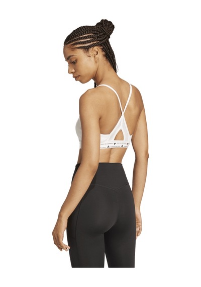 Adidas Aeroreact Training 3-stripes Sporcu Sütyeni Jg1403 Beyaz