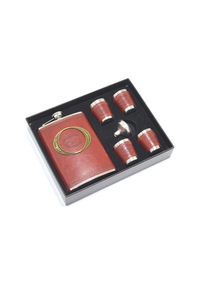 Zenvia Matara 4 Shot Bardaklı Derili 9 Oz 266 Ml Alk34 Znv2026 Çok Renkli