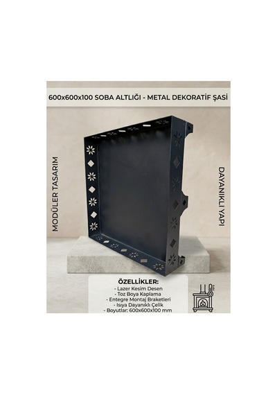 Soba Altlığı 60 Cm X 60 Cm X 10 Cm
