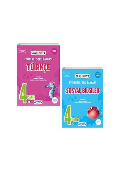 4. Sınıf Türkçe Classmate Etkinlikli Soru Bankası Ve Sosyal Bilgiler Etkinlikli Soru Bankası