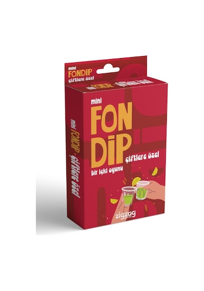 Mini Fondip Çiftlere Özel Eğlenceli Kart Oyunu