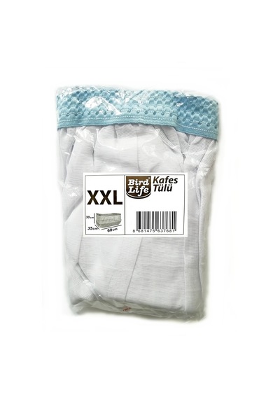 Büyük Boy Xxl Kuş Kafes Tülü 60 X 35 X 30 Cm - Renk Mavi