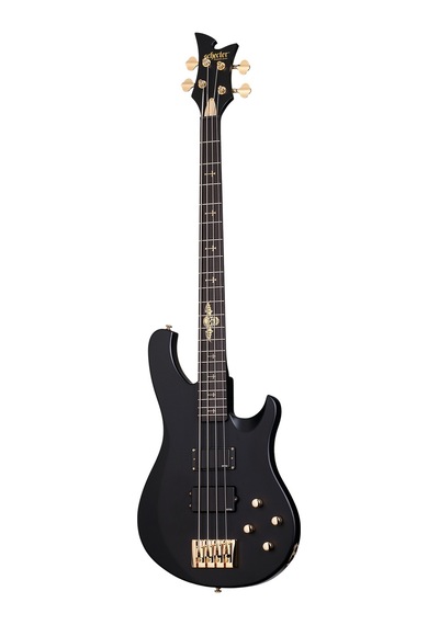 Schecter Johnny Christ Signature Bas Gitar Mat Siyah