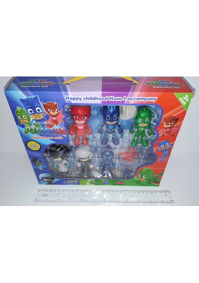 Pj Masks Pj Maskeliler 6 Lı Figür