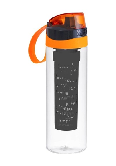 Herevin 161677-800 Motivasyon Desenli İnfuserli Matara 650 Ml Turuncu