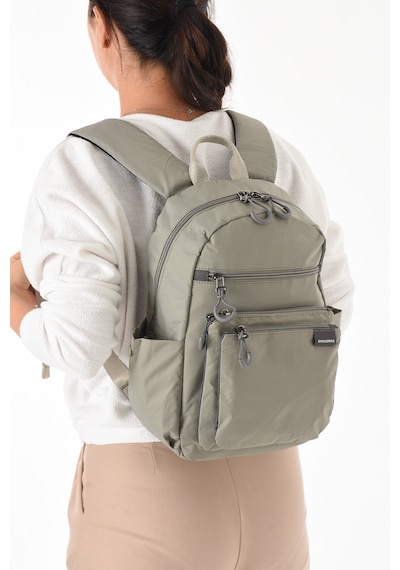 Özer-6002 Sanmorris Suya Dayanıklı Paraşüt Kumaş Unisex Sırt Çantası Açık Gri