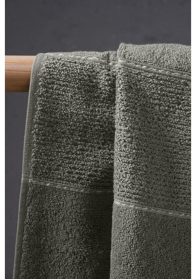 Carmine Bath Olive - Ekstra Yumusak, Modern %100 Pamuk 70X140Cm.