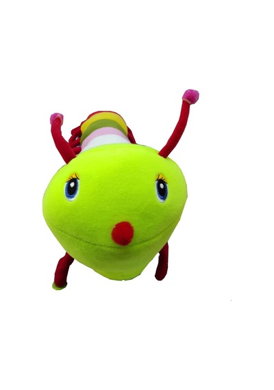 70Cm Peluş Tırtıl Pembe
