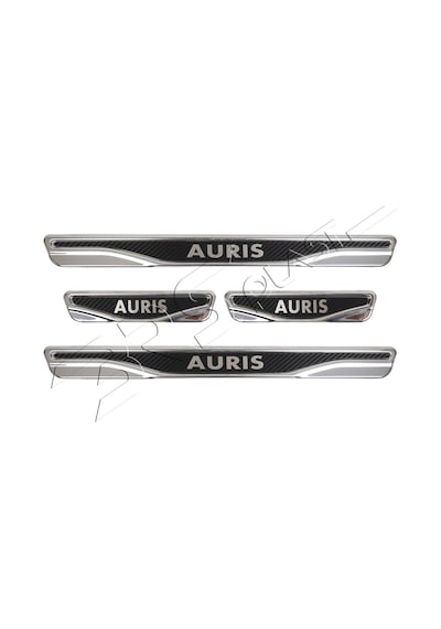 Toyota Auris Uyumlu Kapı Eşiği Karbon Krom 4 Parça