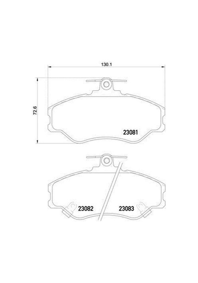 Hyundai H100 Ön Fren Balata 1997-2008 581014ba00 Zeg49402 2.5