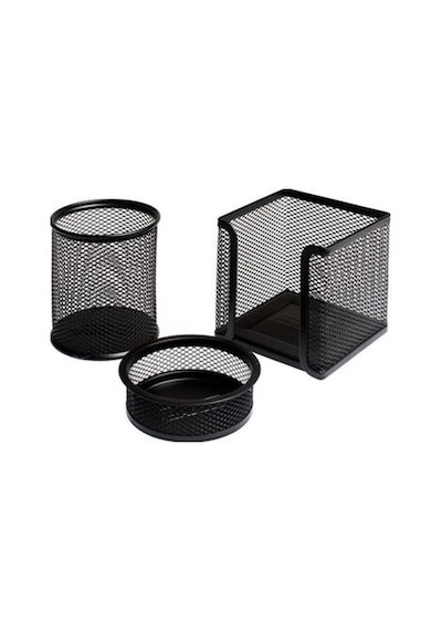 Bigpoint Metal Perfore 3lü Set Siyah