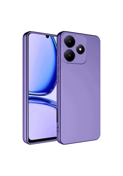 Cosmotex Newface Realme C61 Kılıf First Silikon - Lila