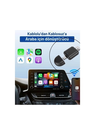 Oem Kablosuz Carplay Adaptörü - Wireless Carplay Çevirici