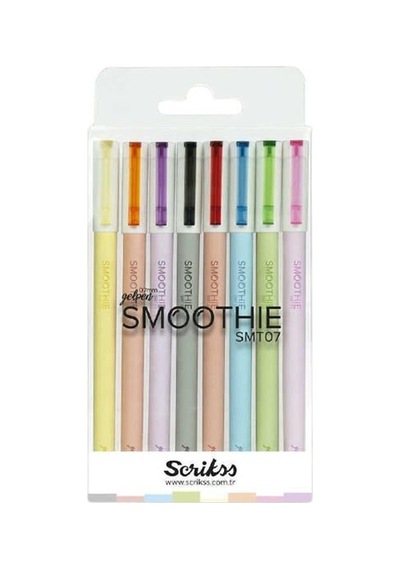 Scrikss 0,7 Mm 8 Lismoothie Jel Kalem Diğer