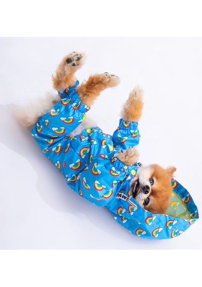 Pawstar İrides Fileli Köpek Tulum Yağmurluğu