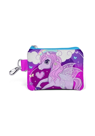 Coral High Pembe Unicorn Desenli Bozuk Para Çantası - Kız Çocuk