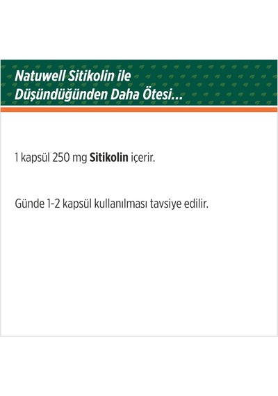 Sitikolin 30 Kapsül - 2 Adet
