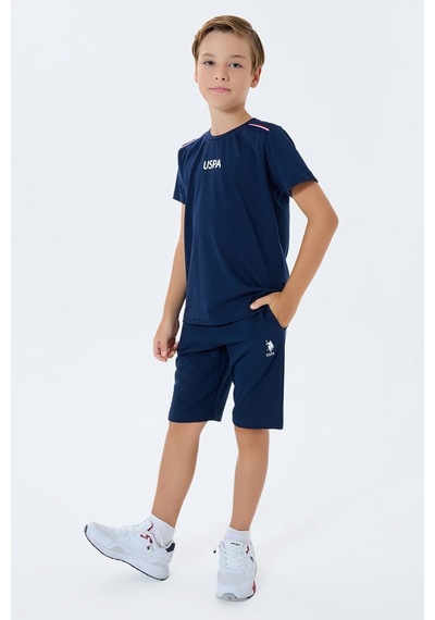U.S. Polo Assn. U.s. Polo Assn Erkek Çocuk Bermuda 2'li Takım Lacivert-2690