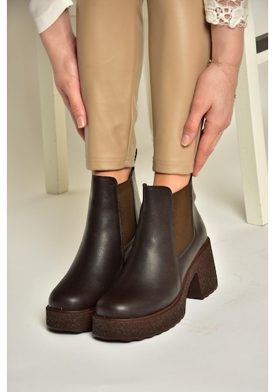 Fox Shoes T996220009 Kahverengi Kalın Topuklu Kadın Bot Kahverengi-suni Deri Kahverengi Fox Shoes T996220009 Kahverengi Kalın Topuklu Kadın Bot Kahverengi-suni Deri Kahverengi
