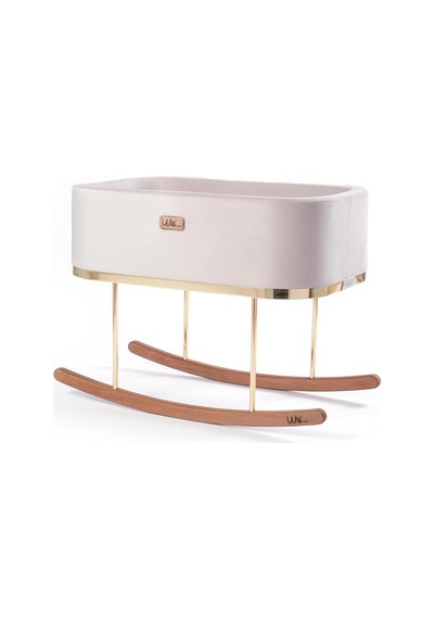 Beside Large Modern Premium Anne Yanı Bebek Beşik Gold, Cream Genel