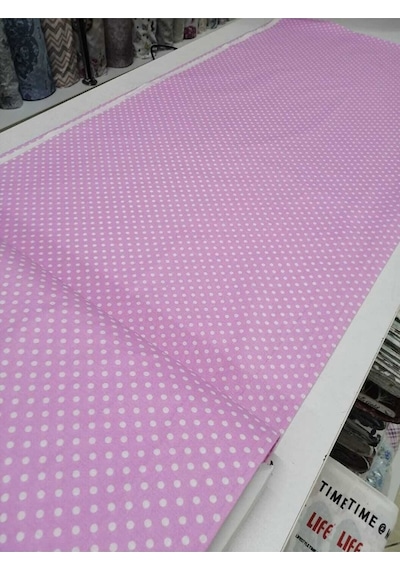 Lionas 1 Top 30 Metre Nevresimlik Çarşaflık Metrelik Kumaş Pembe