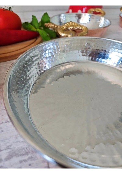 Moda Bakır Bakır Tava 18-20 Cm Bakır
