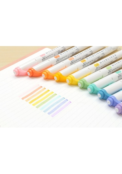 Zebra Mildliner Z Box 25'li Çift Uçlu Fosforlu İşaretleme Kalemi Çok Renkli