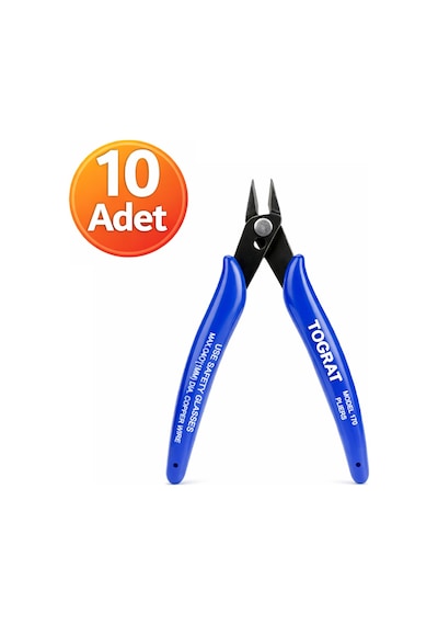 10 Adet - Tograt Mini Yan Keski Elektronikçi Tip - Model 170