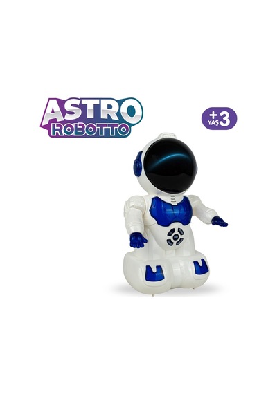 Astro Robotto Türkçe Konuşan Yürüyen Müzikli Eğitici Robot Oyuncak +3 Yaş