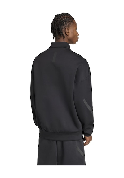 Black Adidas Erkek Günlük Eşofman Üstü M Z.n.e. Tt Jm6058 Siyah