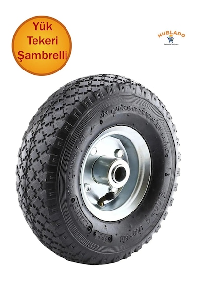 Havalı Siboplu Şişme Teker Metal Jantlı Rulmanlı Hobi Ve Özel Arabaya -260x85