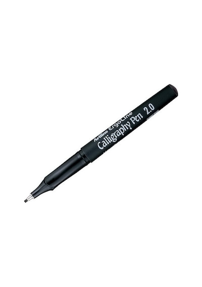 Ergoline Calligraphy Pen 2.0 Kaligrafi Kalemi, 2.0 Mm, Siyah