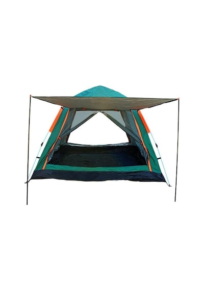 Tenteli 6 Kişilik Otomatik Çadır 240x240x155 Cm Çadır Çantalı Çadır - Sineklikli Çadır Karışık/çok Renkli Çok Renkli