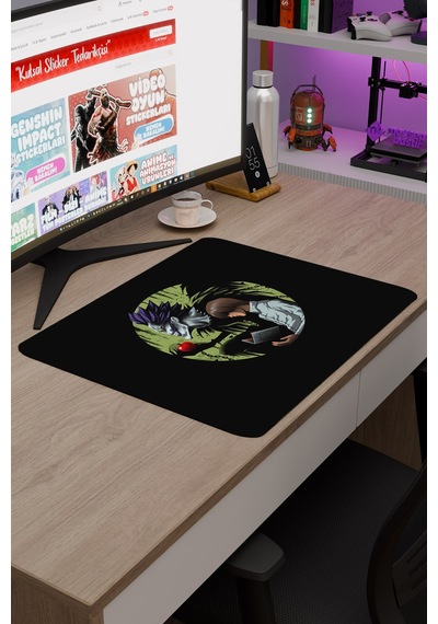 Death Note Anime V5 - 48x40 Xl Gaming Kauçuk Kaymaz Taban Mouse Pad Fare Altlığı