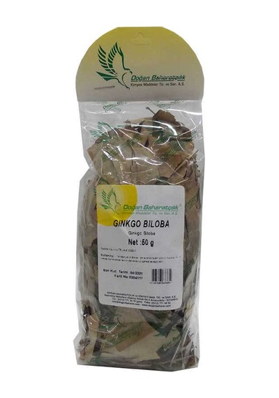 Doğal Ginkgo Biloba Yaprağı 50 Gr Paket