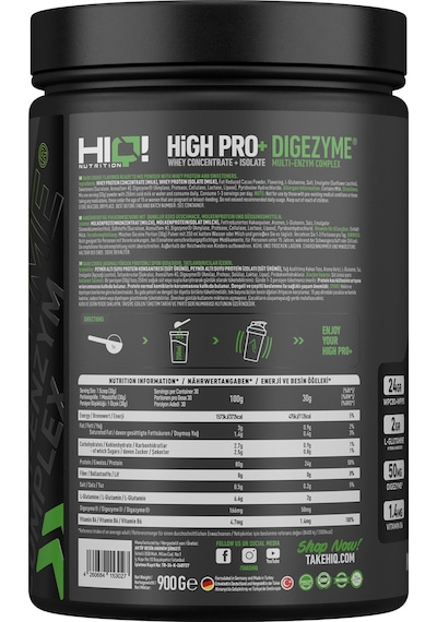 Hıq High Pro+ 900gr Dark Cookıe Flavored Oreo